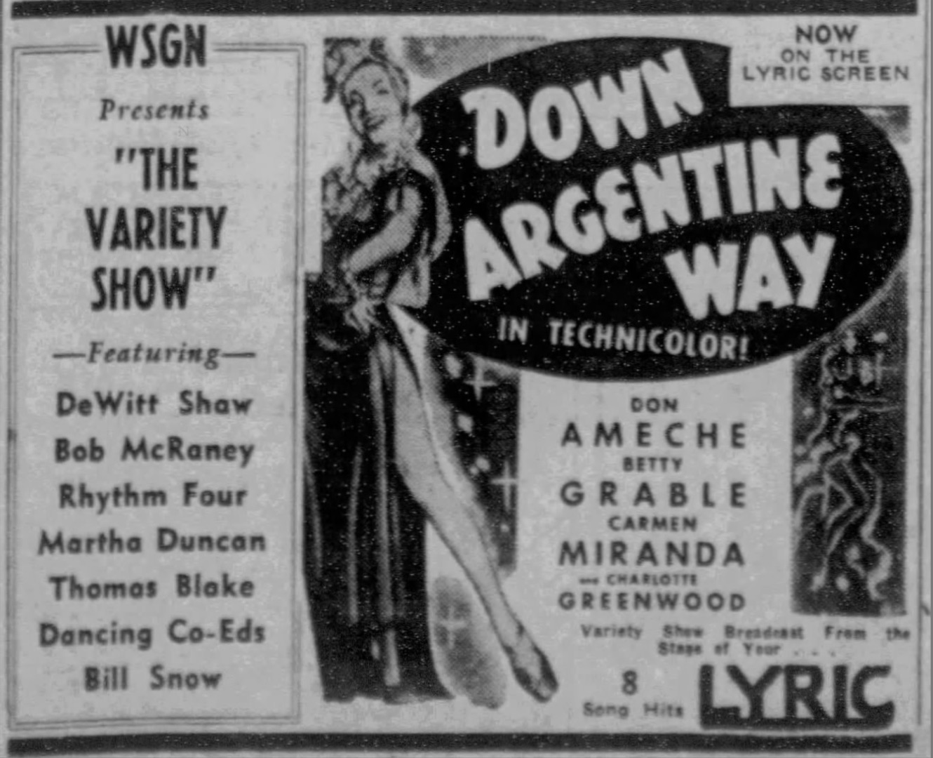 Rhythm Four at Lyric 2