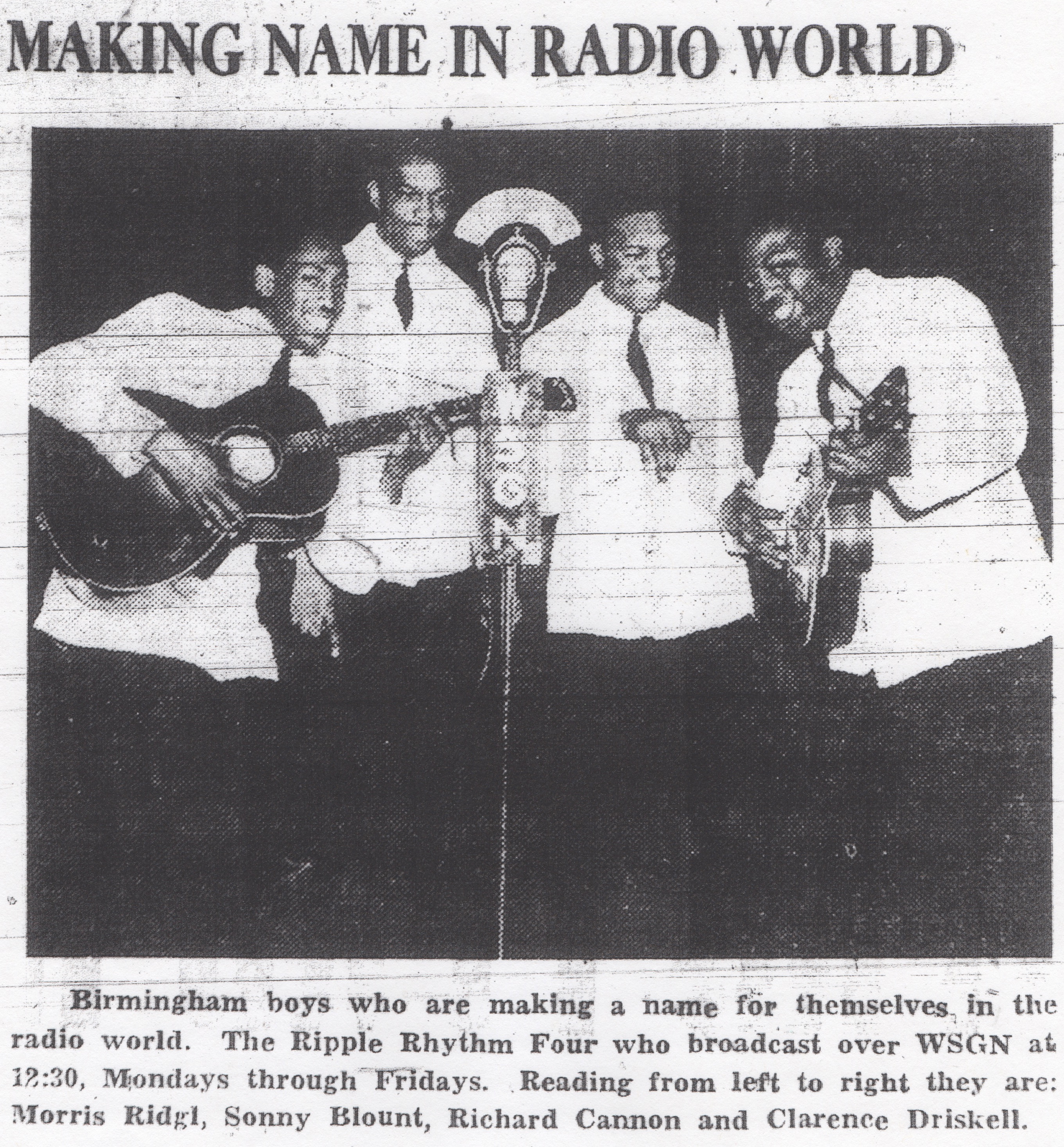 Sonny Blount and Ripple Rhyth,